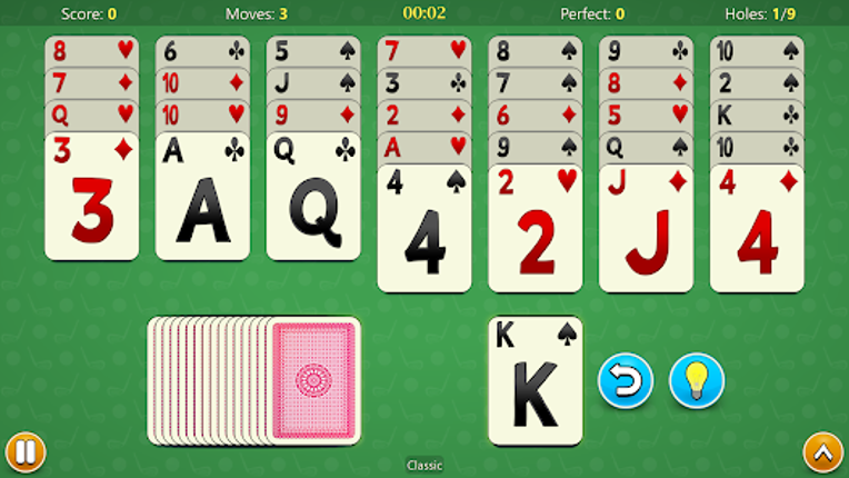 Golf Solitaire - Card Game screenshot