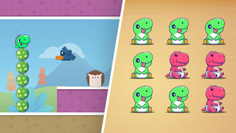 Kids puzzle - Dinosaur games Image