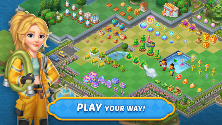 Merge HomeTown: Merge Games screenshot