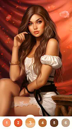 Adult Color - Paint by Number Image