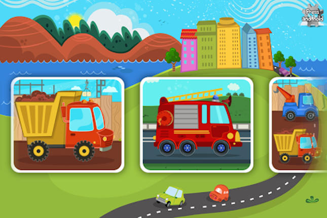 Cars & Trucks Puzzle for Kids screenshot