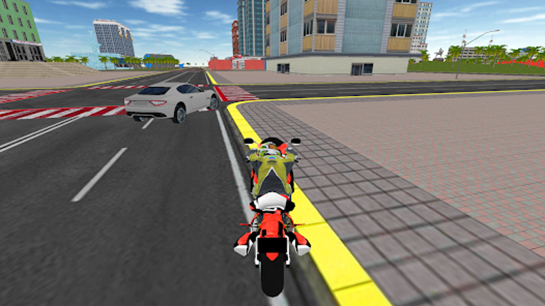 Real Moto Bike Rider Games 3D screenshot