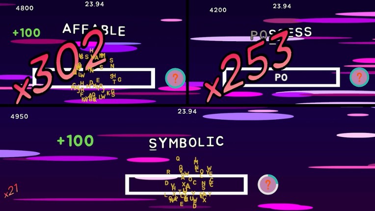 Tricky Typing screenshot