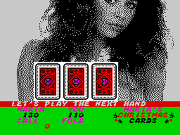 Maria's Christmas Cards (ZX Spectrum/Next Enhanced) screenshot