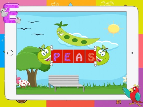 Match Vocabulary English Kids Free Learn Vegetable and Fruit screenshot