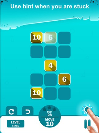 Merge 10-logical number puzzle screenshot