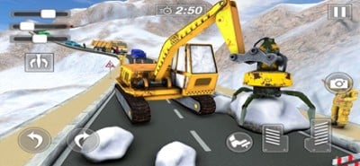 Operate Snow Excavator Crane Image