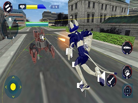 Police Cat Robot Transform screenshot