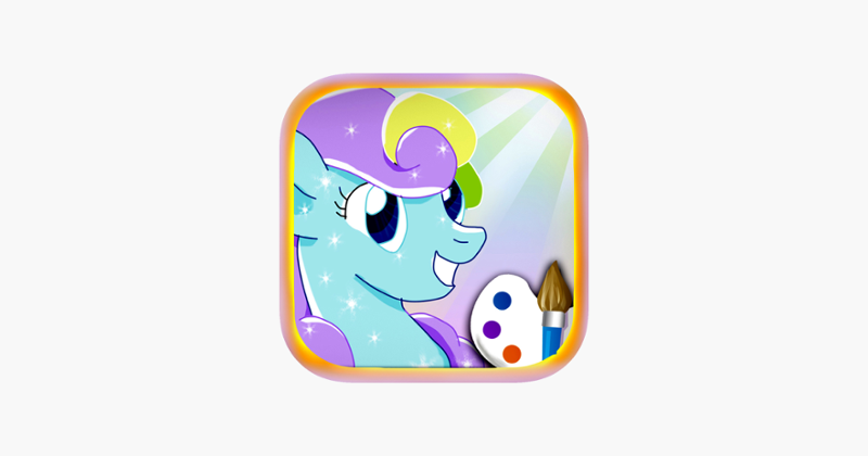 ` Pony Coloring book for Kids and Toddler Activities - Girl edition LITE Image