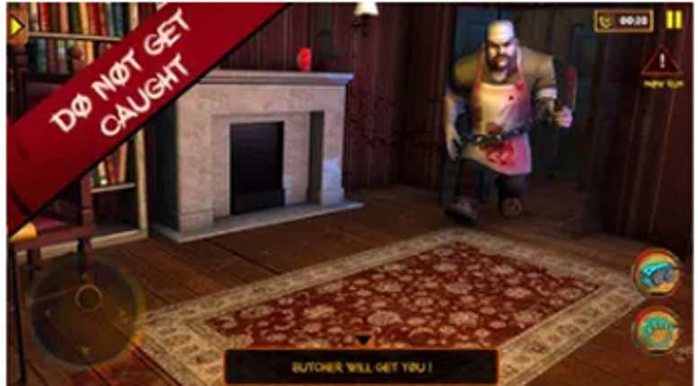 Scary Butcher 3D Image