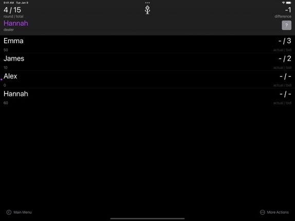 Scorepad for Wizard Image