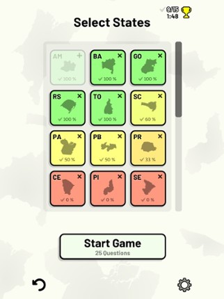 States of Brazil Quiz screenshot