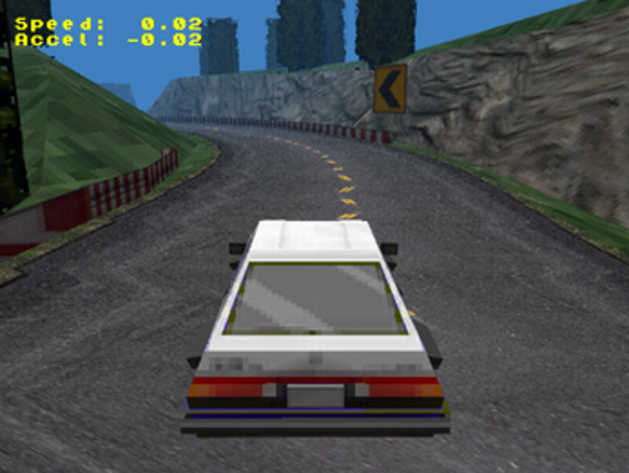 Arcade PS1-Style Racing Game Image