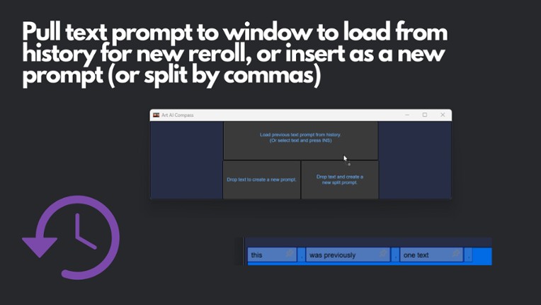 Art AI Compass: Prompt Randomizer & Manager screenshot