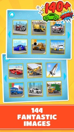 Cars and Vehicles Puzzle : Logic Game for Kids screenshot