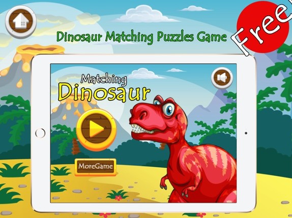 Dinosaur Matching Remember Puzzles Games For Kids screenshot