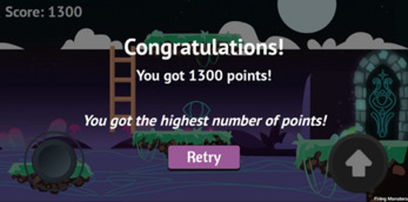 Firing Monsters (Platformer) screenshot