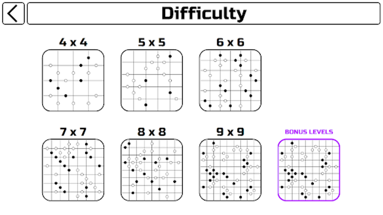 Kropki Puzzle screenshot