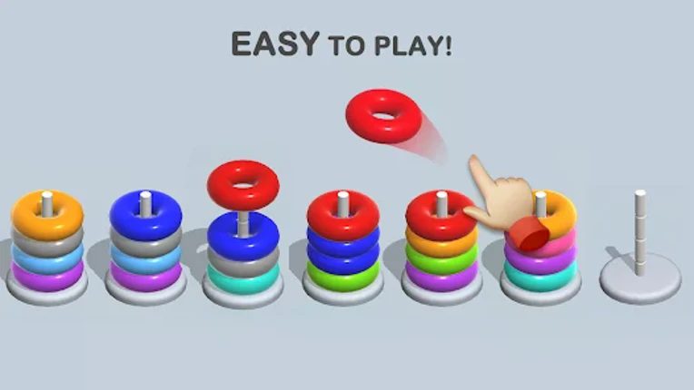 Hoops Sort Puzzle - Stack game Image