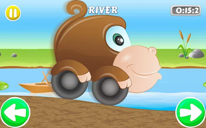 Racing car game for kids screenshot