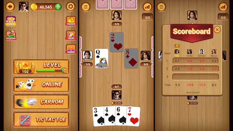 Call Break Lakdi - Online Tash screenshot