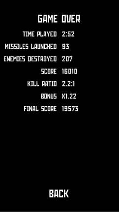 Bomb: A Modern Missile Command screenshot