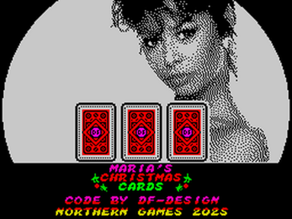 Maria's Christmas Cards (ZX Spectrum/Next Enhanced) Image