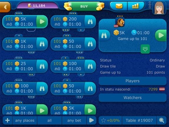 Online Dominoes LiveGames screenshot