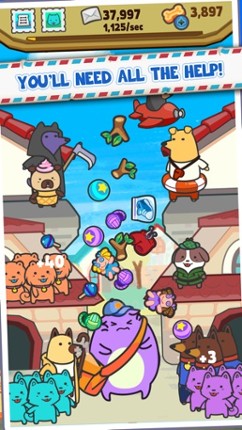 Puppy Dog Clicker - Keep the Kitty Cat Away screenshot