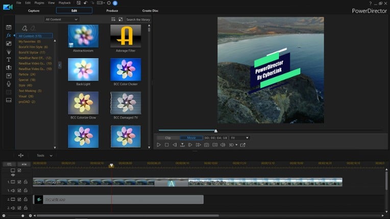 CyberLink PowerDirector 18 Ultra - Video editing, Video editor, making videos screenshot