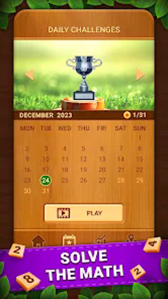 Cross Number: Math Game Puzzle Image