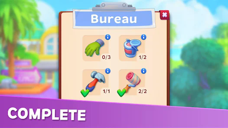 Bayside Merge: Renovation game screenshot