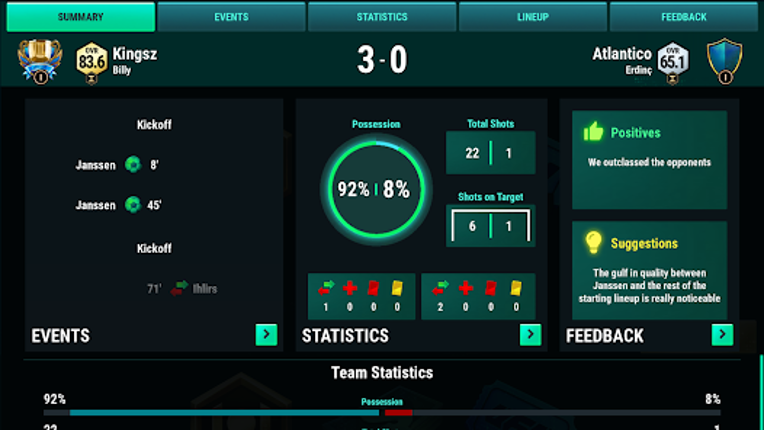 Ultimate Football Manager screenshot