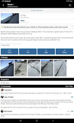 Mountain Project screenshot