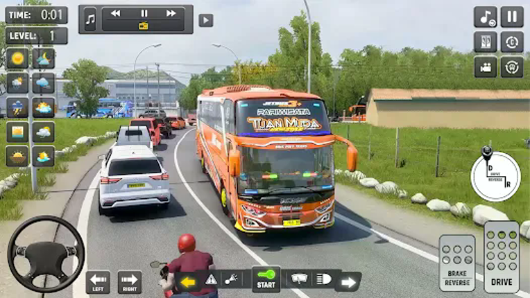 Bus Driving Passenger Bus Game screenshot
