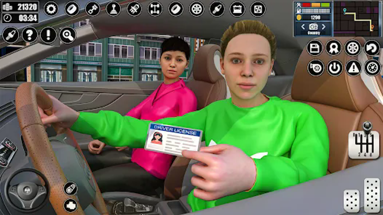 Real Car Driving School Games Image
