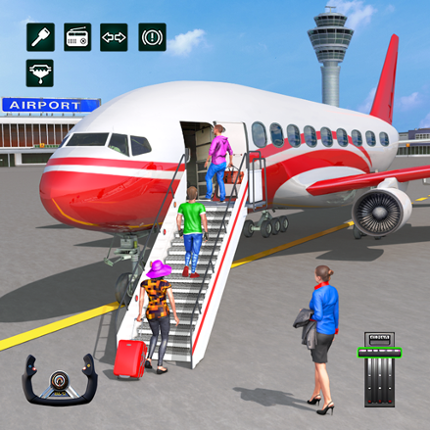 SkyDrift: 3D Airplane Game Image