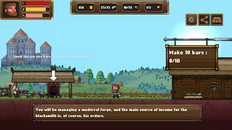Hammer & Steel: idle business screenshot