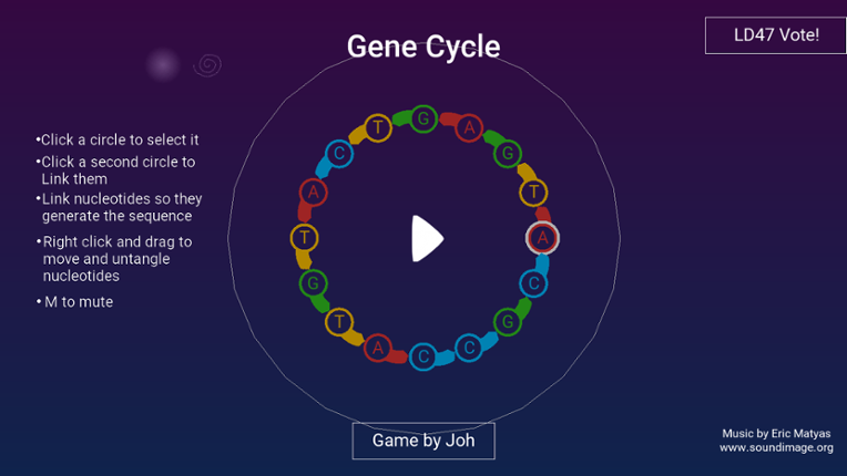 Gene Cycle Game Cover