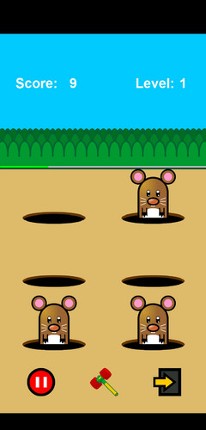 Whack a mole screenshot