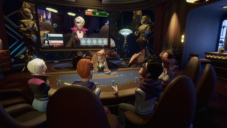 Lucky Night: Texas Hold'em VR screenshot