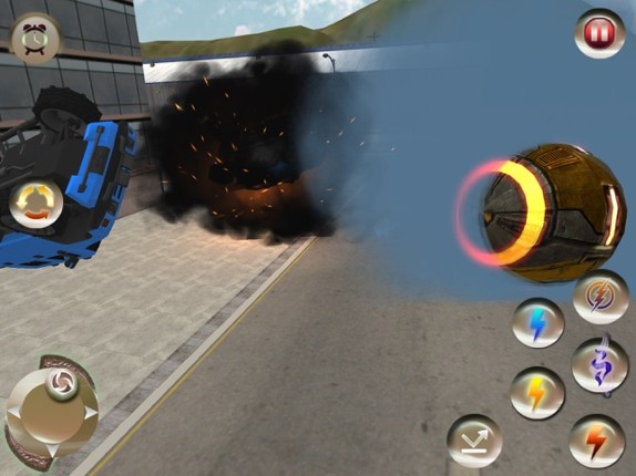 Robot Ball Transformation Image