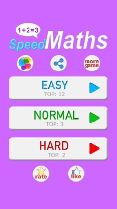 SpeedMaths screenshot