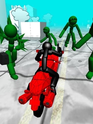 Stickman Zombie: Bike Racing screenshot