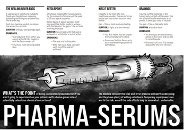 The Medicia - a supplement for Gangs Of Titan City screenshot