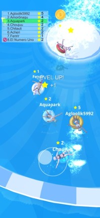 Aquapark Slide.io screenshot
