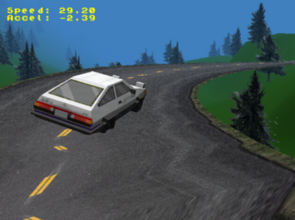 Arcade PS1-Style Racing Game Image