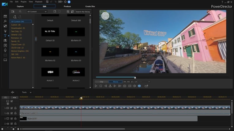 CyberLink PowerDirector 18 Ultra - Video editing, Video editor, making videos screenshot