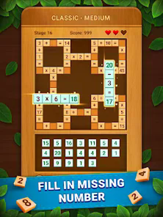 Cross Number: Math Game Puzzle screenshot
