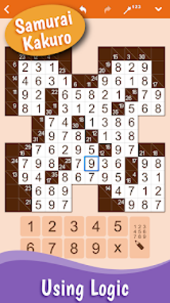 Kakuro: Number Crossword screenshot